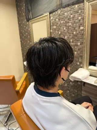 ショート パーマ メンズ 🫧艶髪職人/相模 大野/新井公輔🫧のヘアスタイル