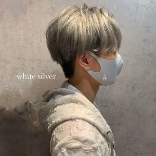 ショート カラー メンズ 💁♂️メンズカッ トパーマ💈大田涼華のヘアスタイル