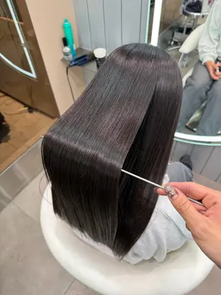 ロング ヘアアレンジ 🌻夏の透明感カラー 🩵韓国レイヤー櫻井のヘアスタイル