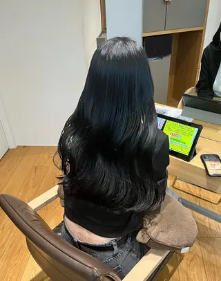 ロング カラー Himari🎀 /渋谷美容師のヘアスタイル