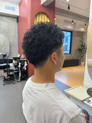 ショート パーマ メンズ 【髪質改善】 kasumi🌷🌷のヘアスタイル