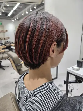 ショート ショート/ボブ/中村 遥香 🧸🤍のヘアスタイル