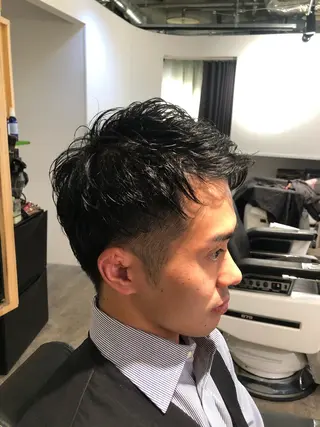 ショート メンズ rilune matsuoのヘアスタイル
