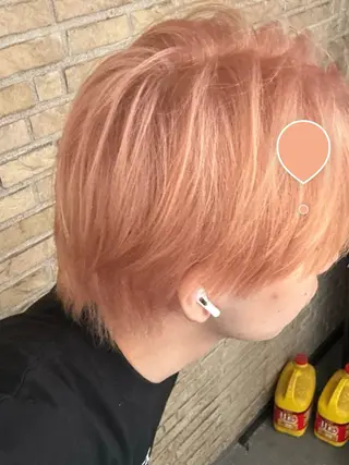 カラー メンズ たにわき あんのヘアスタイル