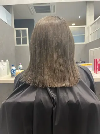 ミディアム 加藤 碧唯のヘアスタイル