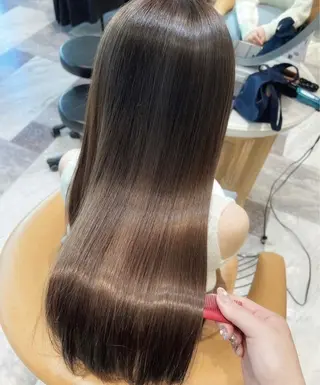 ロング カラー Airi/ブリーチ なし艶カラー♡のヘアスタイル