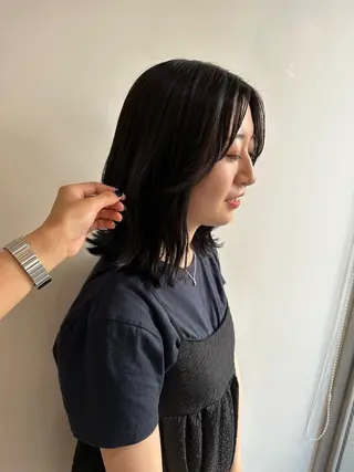 ミディアム カラー 栄/平日限定✨ REIRIのヘアスタイル