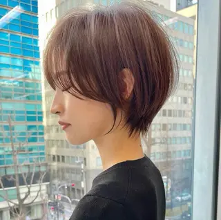 ショート カラー ショート上手い人/ 銀座/なかじのヘアスタイル
