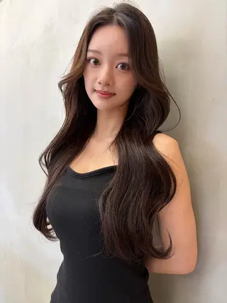 ロング ✨縮毛矯正✨レイヤー ホウダカズヒロのヘアスタイル