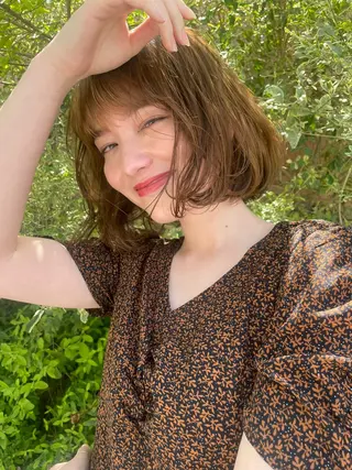 カラー 優子/ 似合わせカットカラーのヘアスタイル