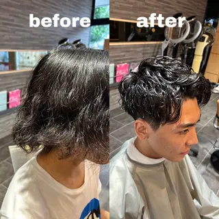 メンズ 川野 柚奈のヘアスタイル