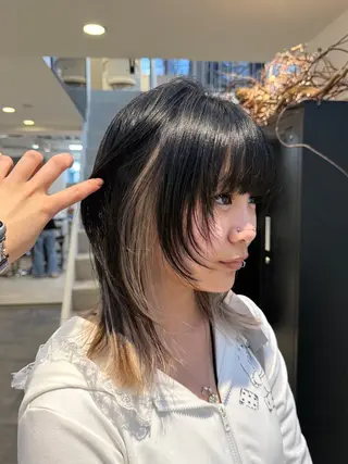 ロング カラー ブリーチ・ダブルカラ ー🪐✩serenaのヘアスタイル