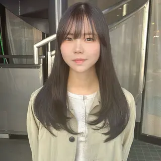 ロング calna 古賀 菜摘のヘアスタイル