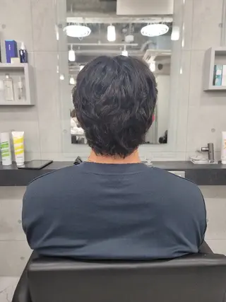 ショート パーマ メンズ ❇️安達 優心❇️ レイヤー/艶髪特化のヘアスタイル