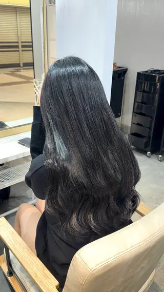 ロング 多田 悦淳のヘアスタイル