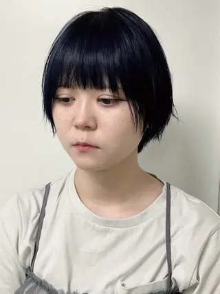 ショート fumika推しカラ ー/デザインカラーのヘアスタイル