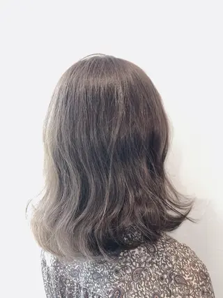 ミディアム やました りなのヘアスタイル