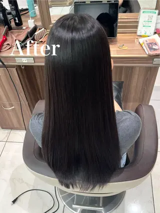 ロング 🍁髪質改善カラー/ 縮毛矯正/谷口雄太のヘアスタイル