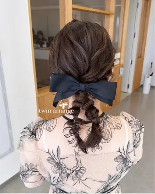 ヘアアレンジ 服部 真帆のヘアスタイル