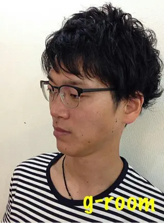 ショート メンズ 大山 雅矢のヘアスタイル