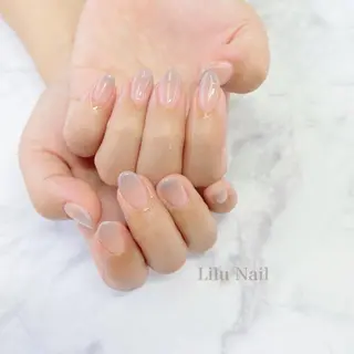 ネイル モチの良さ◉ フィルインネイル♡のネイルデザイン