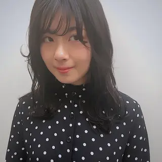 ロング カラー 山中 直輝のヘアスタイル