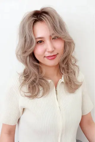 ミディアム カラー ボブ&寒色🎐ᩚ 短髪 COCOROのヘアスタイル