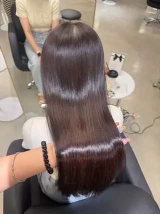 ロング カラー caho/大阪梅田 韓国ヘア♡のヘアスタイル