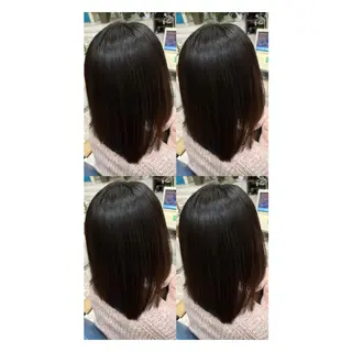 ミディアム カラー 店長✨レイヤー✖️ 髪質改善✖️韓国ヘアのヘアスタイル