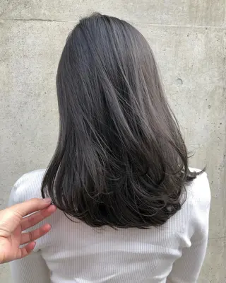 ロング カラー フレンチボブパーマ Yuukiのヘアスタイル