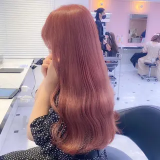 セミロング カラー 透明感/艶髪/💖 トレンドスタイル💖のヘアスタイル