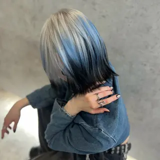 ミディアム カラー Ren. 🦋デザインカラーのヘアスタイル