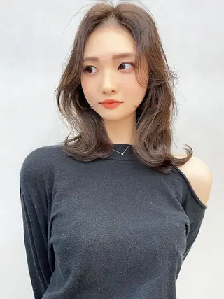 セミロング 🧴カワバタ🧴 /暖色/髪質改善のヘアスタイル