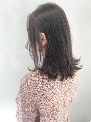 ミディアム カラー レイヤー/大人メンズ パーマ🌀 平島拓也のヘアスタイル