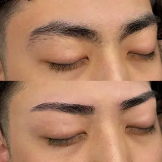 メンズ アイブロウ white  eye あかりのマツエク・マツパデザイン