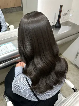 ロング カラー 透明感/暖色カラー 💖【Misaki】のヘアスタイル