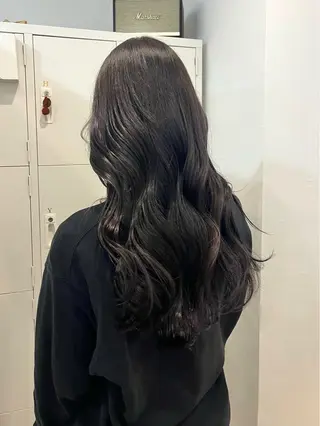 ロング カラー 𝒀𝒖𝒊𝒏𝒂 梅田/透明感カラーのヘアスタイル