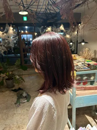 ミディアム 舩津 菜月のヘアスタイル