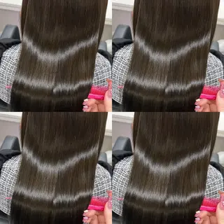 ミディアム カラー 🦋REISA🦋 エクステ×ハイトーンのヘアスタイル