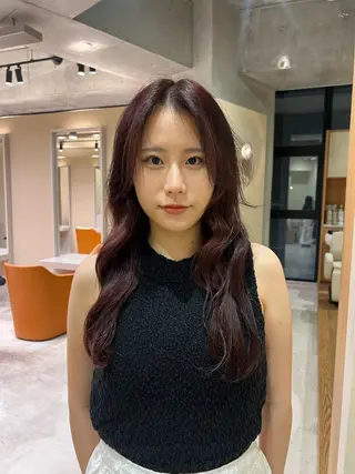ロング レイヤーカット NERO加藤木麻彩のヘアスタイル