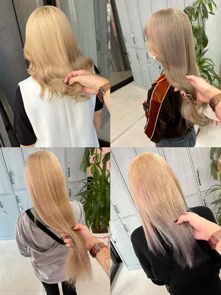 ロング カラー 町田ブリーチ特化 MANATOのヘアスタイル