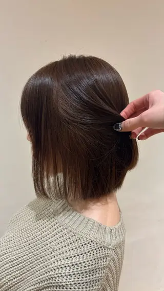 セミロング カラー 🫧🦋美髪矯正/パ ーマ🦋🫧わかなのヘアスタイル