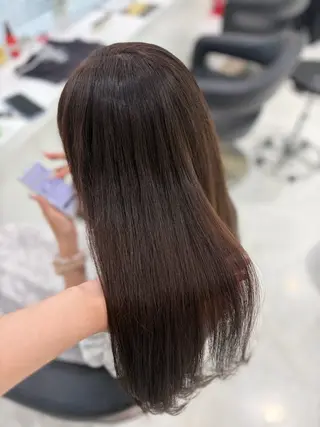 ロング カラー ヘアアレンジ 💓色落ちまで綺麗な 垢抜けカラー💓のヘアスタイル