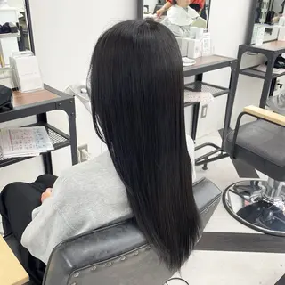 セミロング カラー パーマ ヘアアレンジ メンズ mona/ ストレートスタイル✨のヘアスタイル