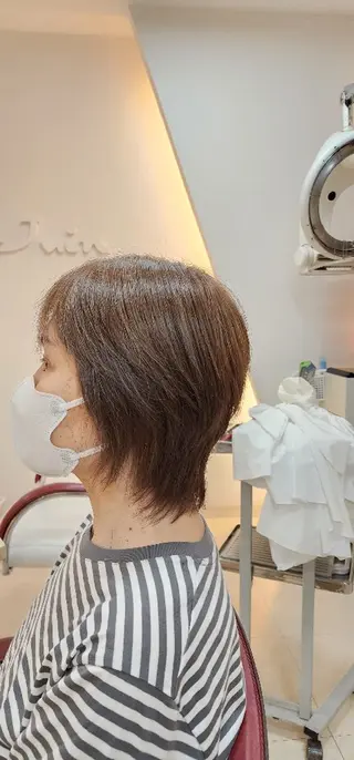 ミディアム カラー hairmake Juinのヘアスタイル