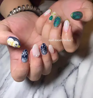 ネイル ネイルルームリッカ 𝐦𝐚𝐲𝐮のネイルデザイン