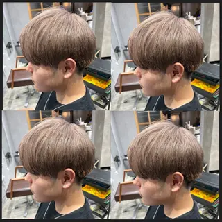 ショート カラー ヘアアレンジ メンズ キッズ 🔥メンズパーマ 特化 渡辺一翔のヘアスタイル
