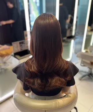 ロング カラー 🤍たむら みなみ 銀座🤍のヘアスタイル