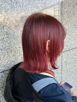 ミディアム 地毛風酸性縮毛矯正 /木原崇了のヘアスタイル