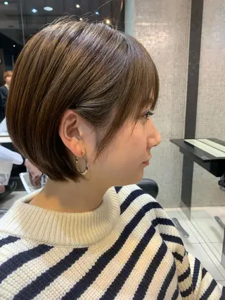 ショート カラー パーマ ヘアアレンジ Bianca 代表 硲 貴亮【東武練馬】のヘアスタイル